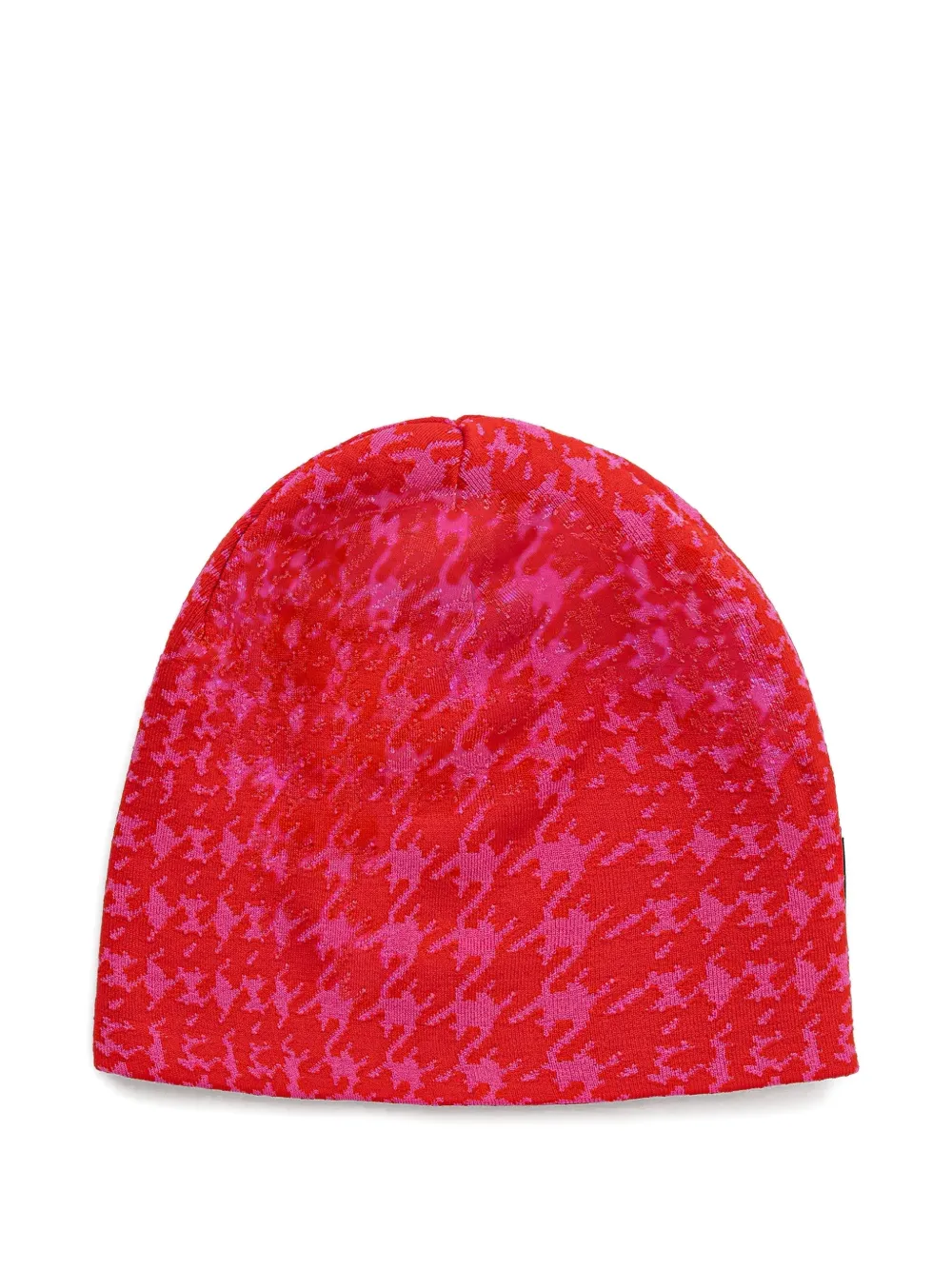 NEWLAND Berretto con motivo pied-de-poule - Rosso