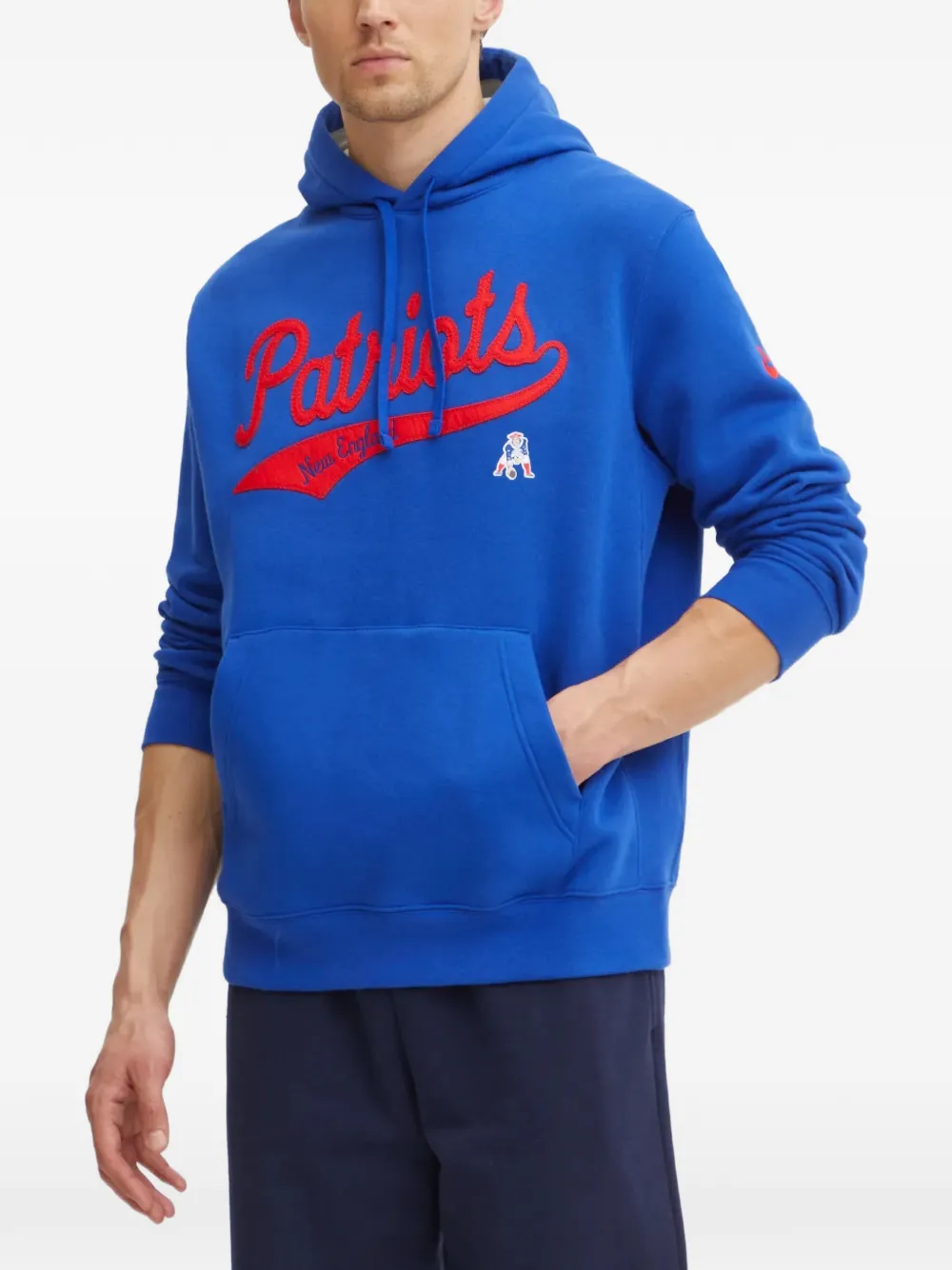 Nike front pouch pocket hoodie Blauw