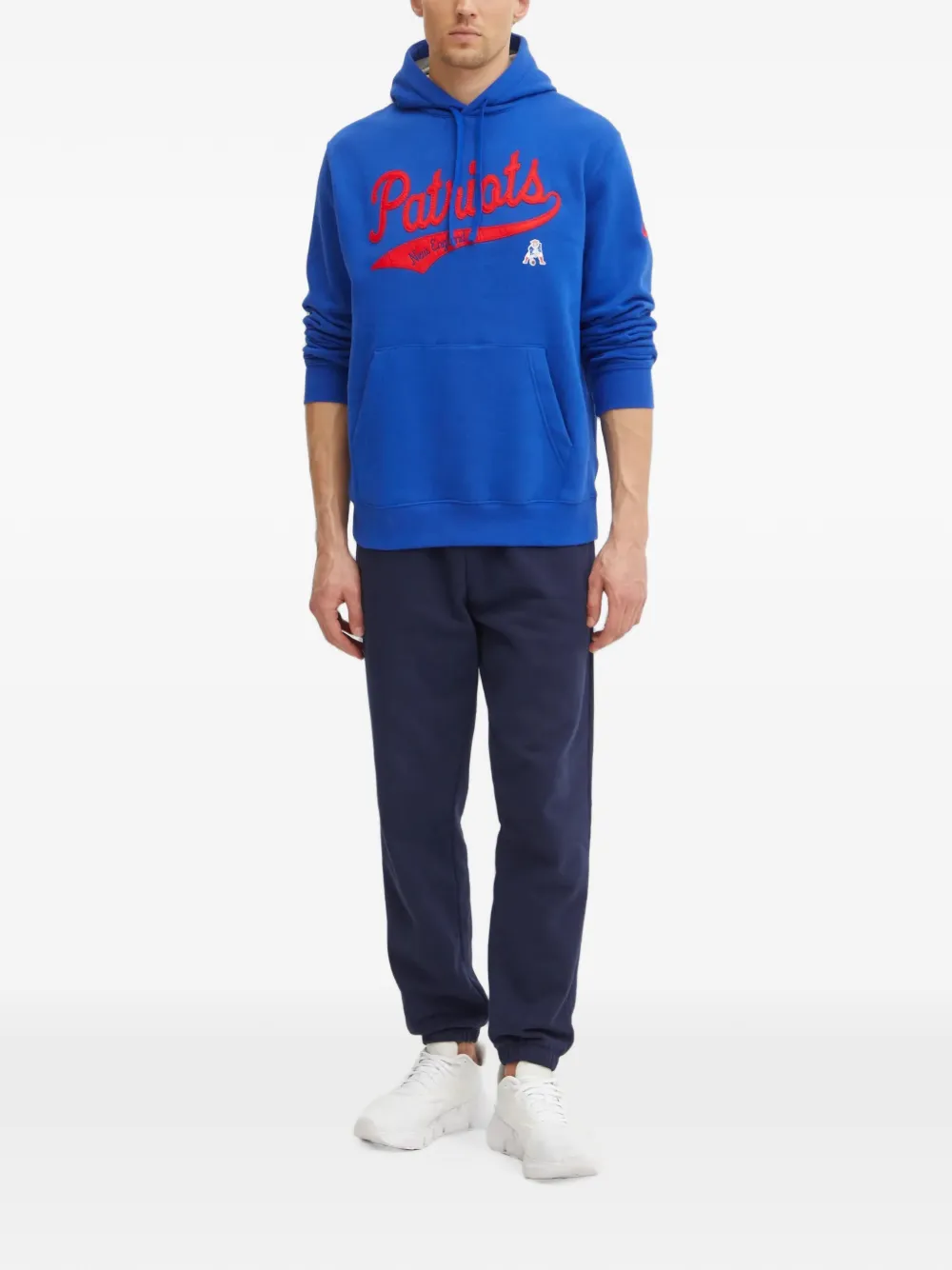 Nike front pouch pocket hoodie Blauw