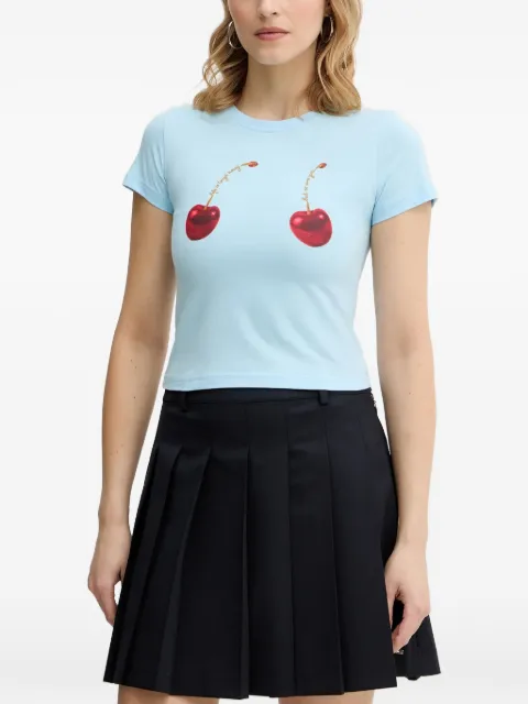 NEVER FULLY DRESSED cherry-print t-shirt