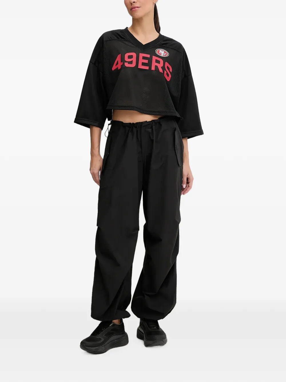 Nike San Francisco 49ers Wide Receiver T-shirt Zwart