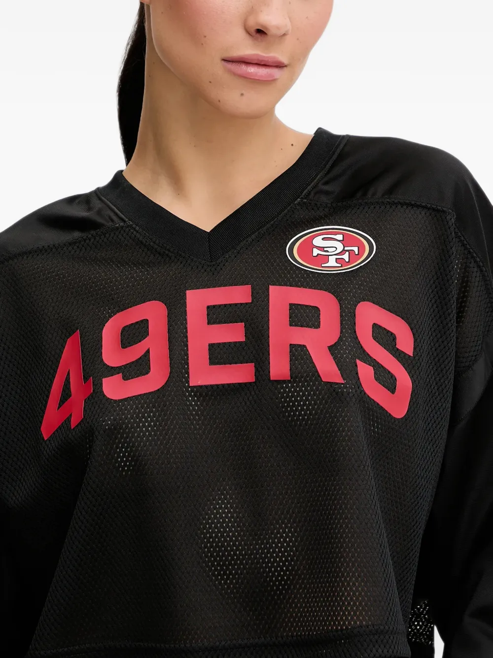Nike San Francisco 49ers Wide Receiver T-shirt Zwart