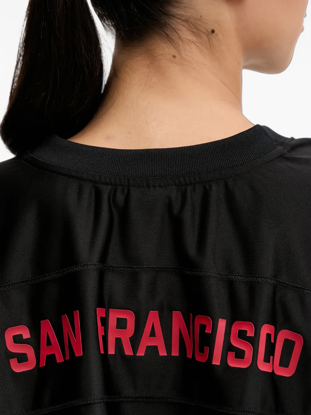Nike San Francisco 49ers Wide Receiver T-shirt Zwart