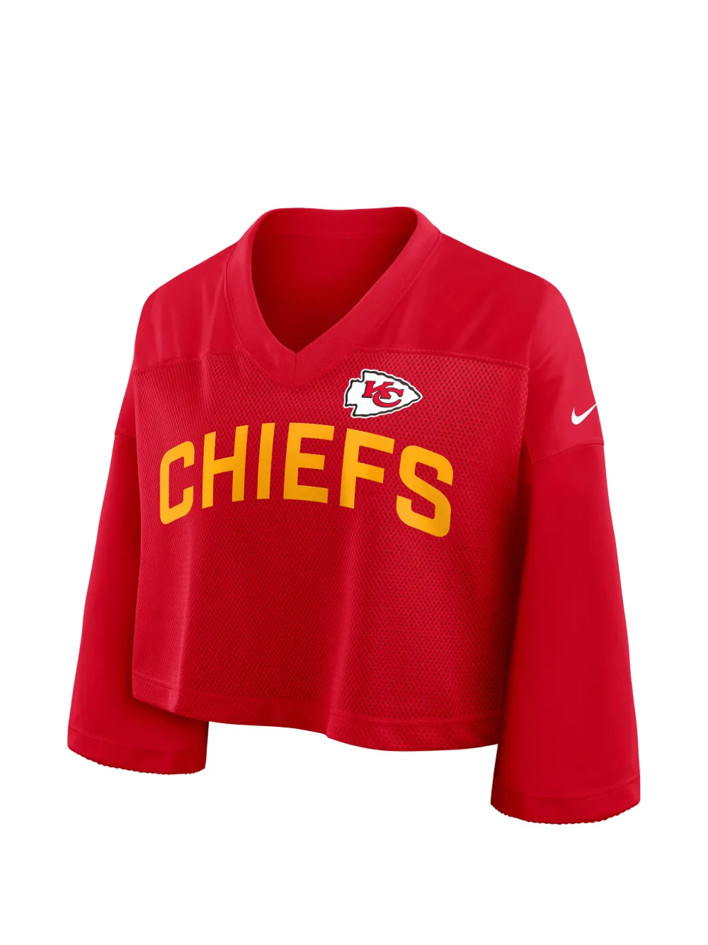 Nike x NFL Kansas City Chiefs Wide Receiver Jersey Fashion cropped T-shirt met V-hals Rood