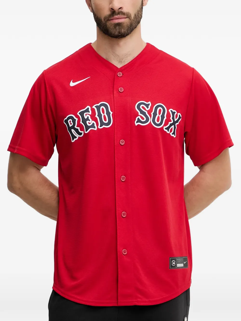 Nike x MLB Red Sox logo-print T-shirt - Rot