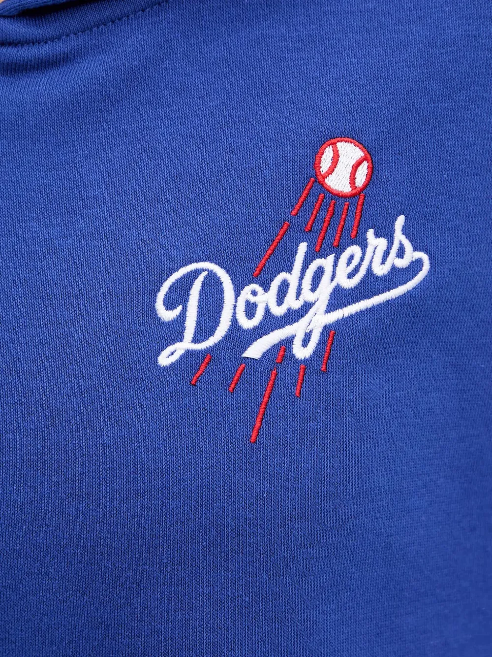 Nike LA Dodgers top met capuchon en rits Blauw