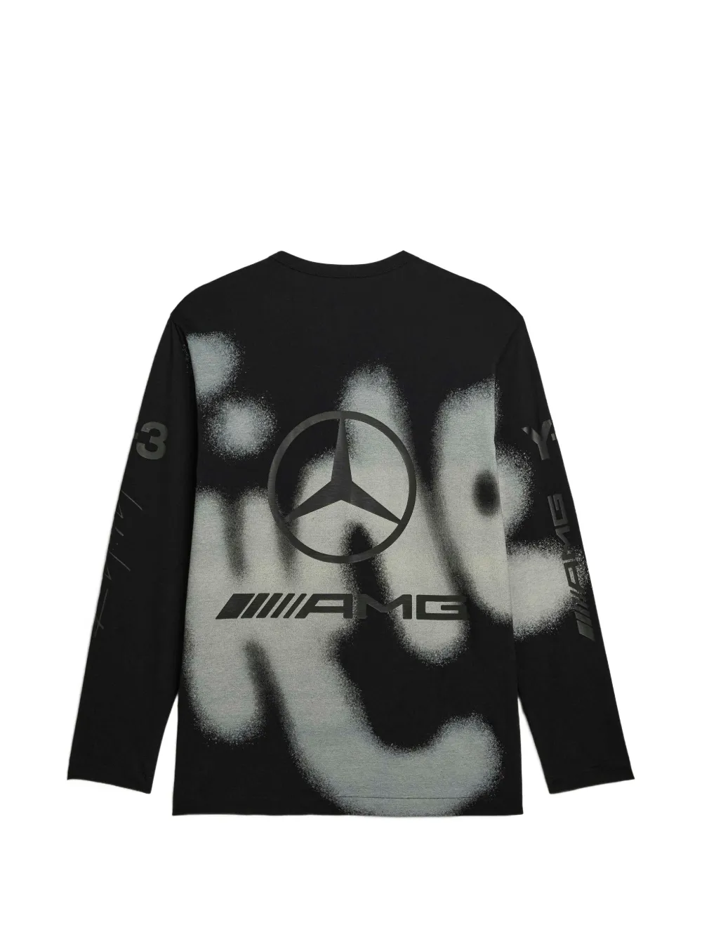 Y-3 x Mercedes AMG Petronas Formula 1 Team Yohji T-shirt Zwart