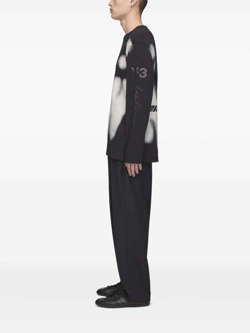 Y-3 x Mercedes AMG Petronas Formula 1 Team Yohji T-shirt Zwart