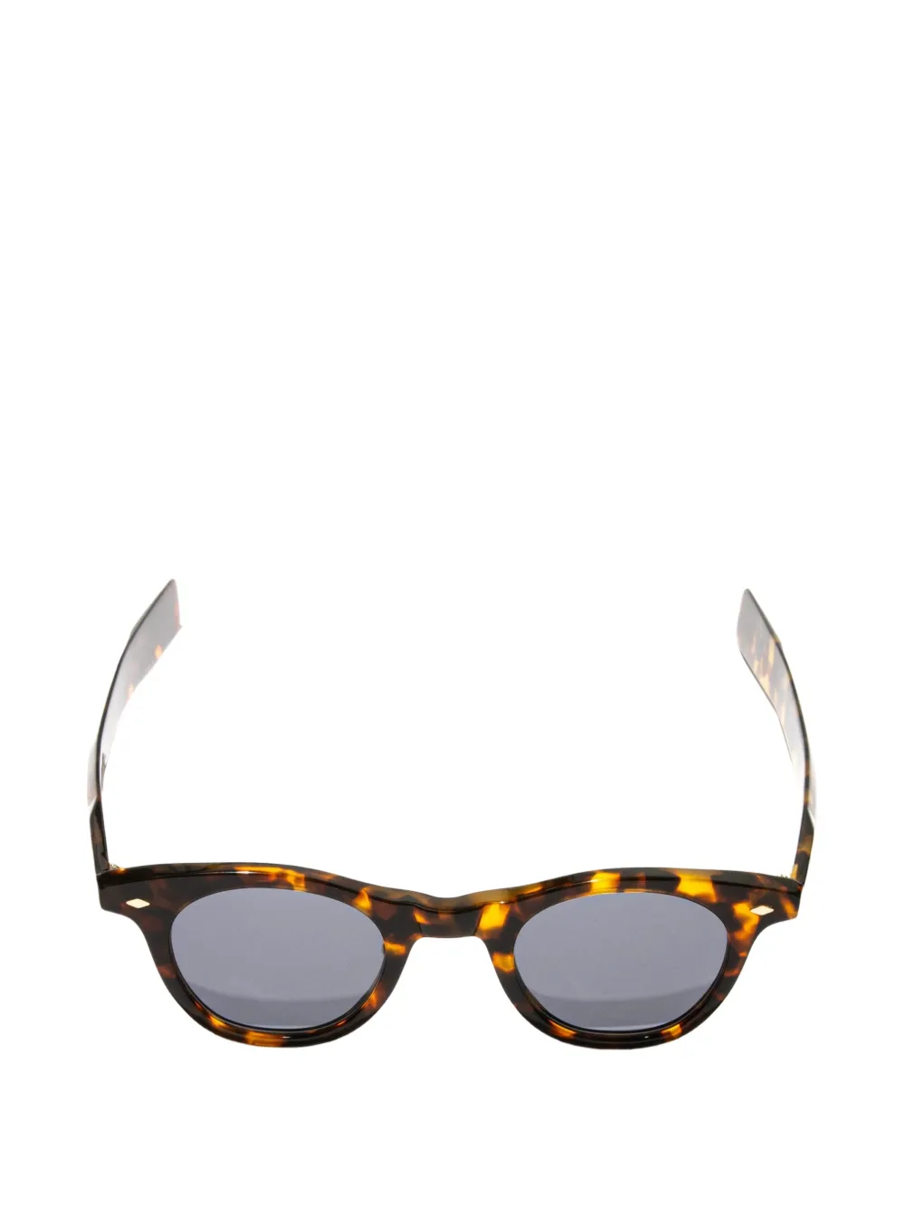  Fortela Nelson Round-frame Sunglasses - Brown 
