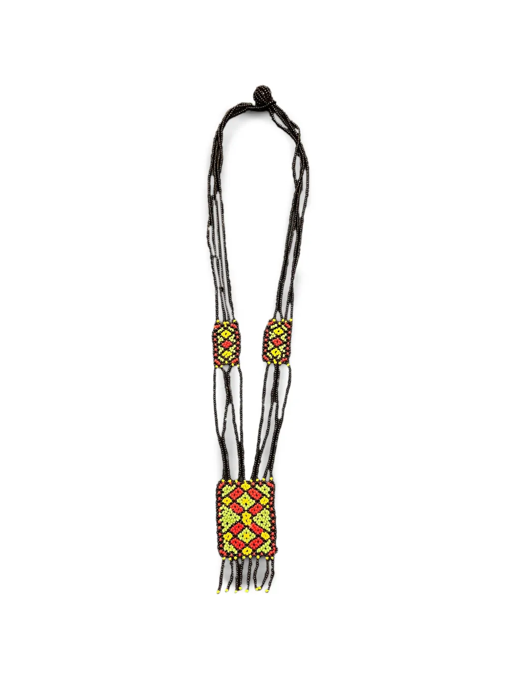 Fortela Collana Recif con perline - Nero