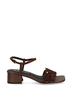 Bibi Lou 45mm Onami Sandals | Gold | FARFETCH