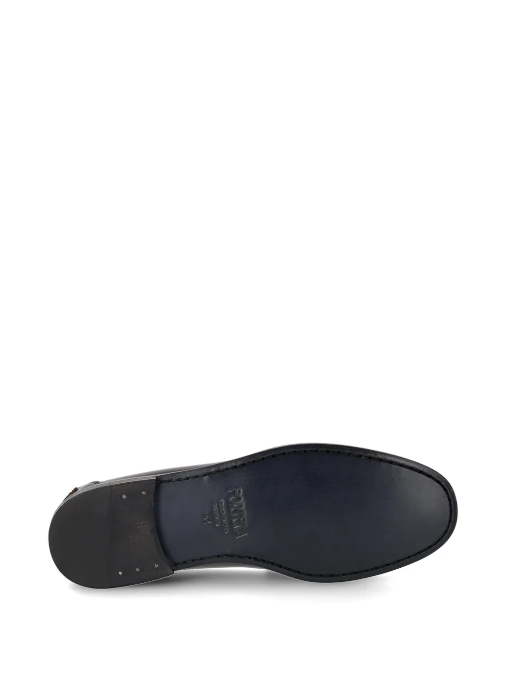 Fortela Sophie leren loafers met kwastje Bruin