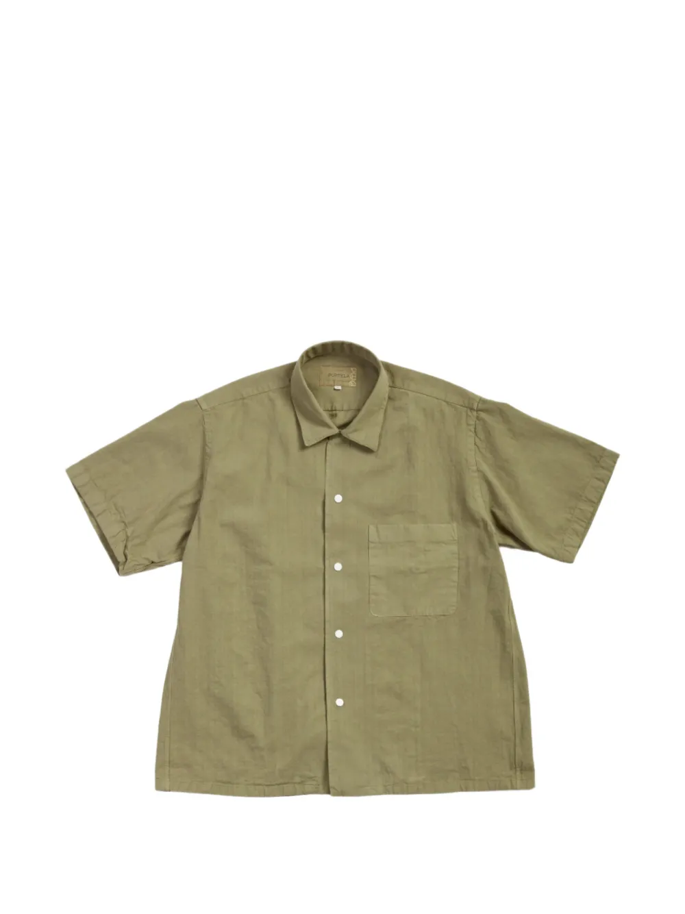 Fortela button-fastening chest-pocket shirt - Verde