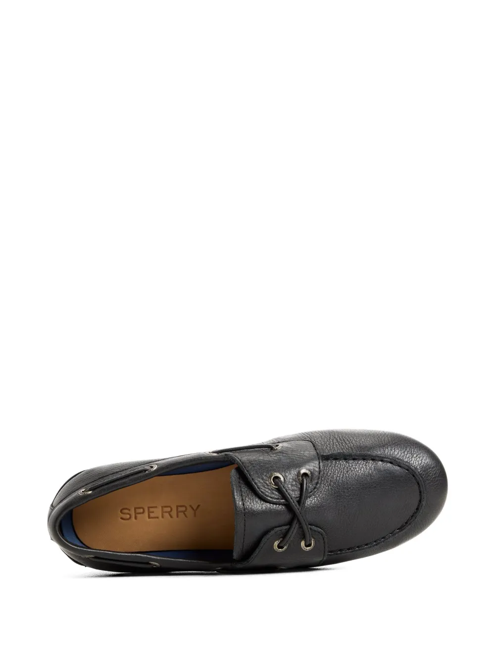 Fortela Sperry leren bootschoenen Zwart