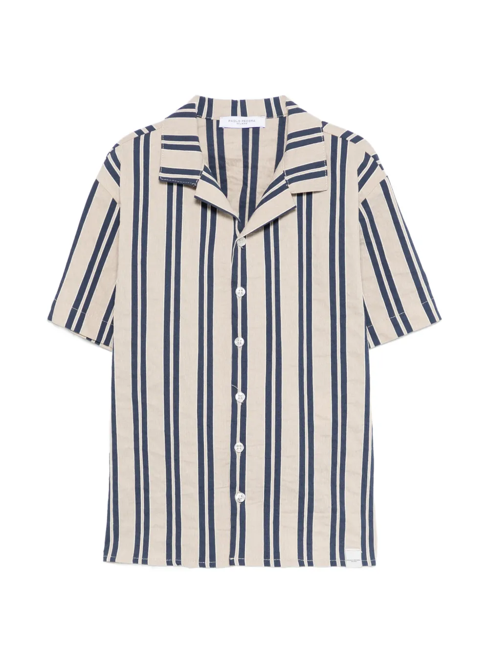 Paolo Pecora Kids striped shirt - Toni neutri