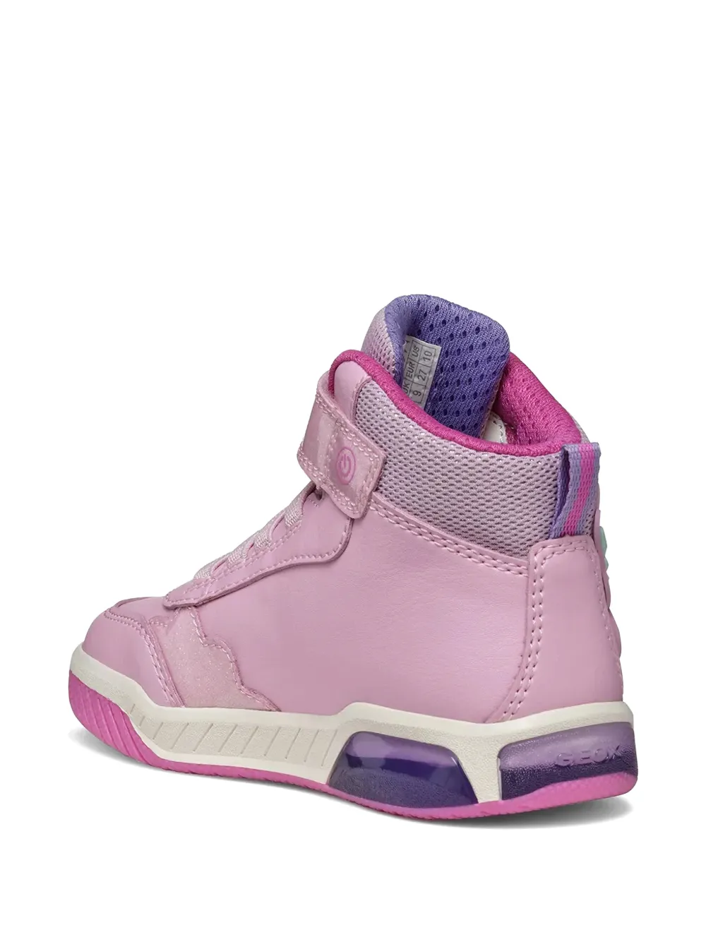 Geox Kids Inek sneakers met sterprint en eenhoornpatch Roze