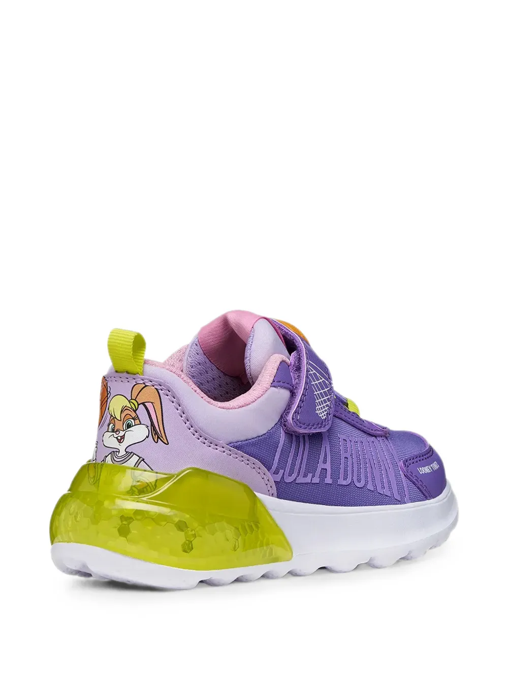 Geox Kids x Lonney Tunes Activart Illuminus Lola Bunny touch-strap sneakers Paars