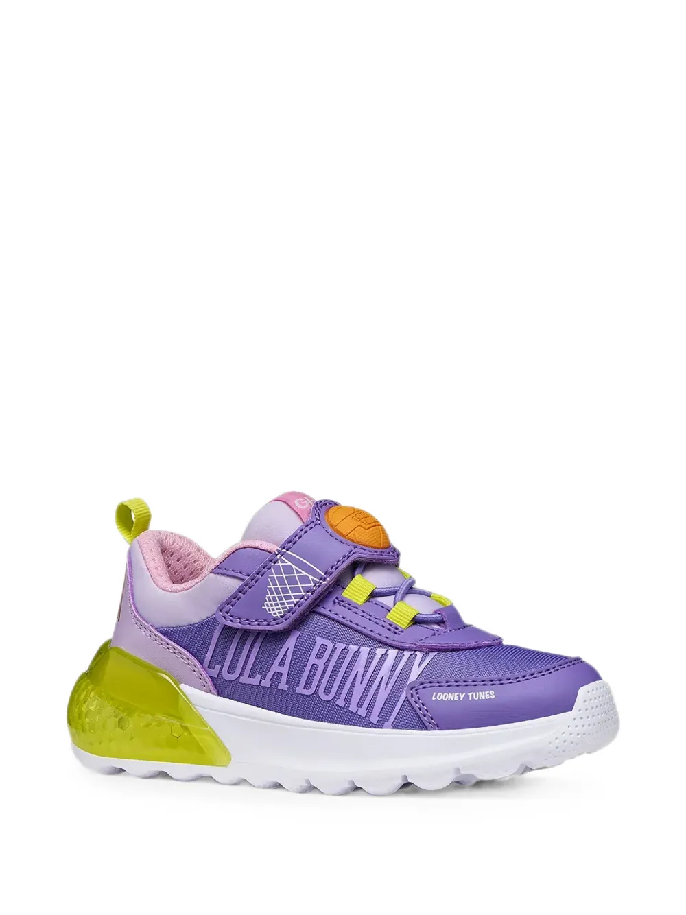 Geox Kids x Lonney Tunes Activart Illuminus Lola Bunny touch-strap sneakers Paars