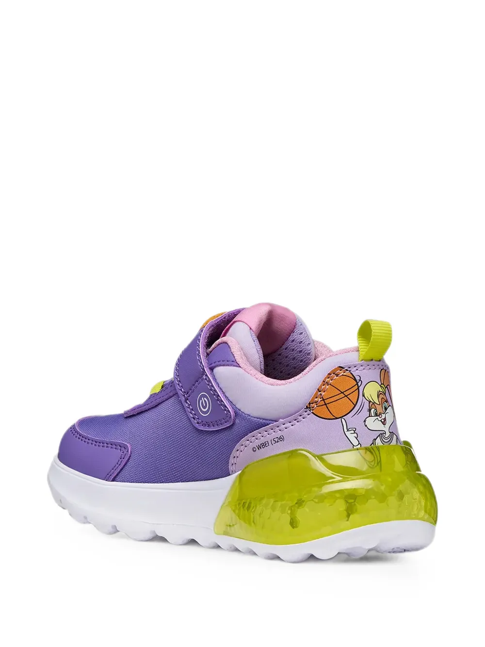 Geox Kids x Lonney Tunes Activart Illuminus Lola Bunny touch-strap sneakers Paars