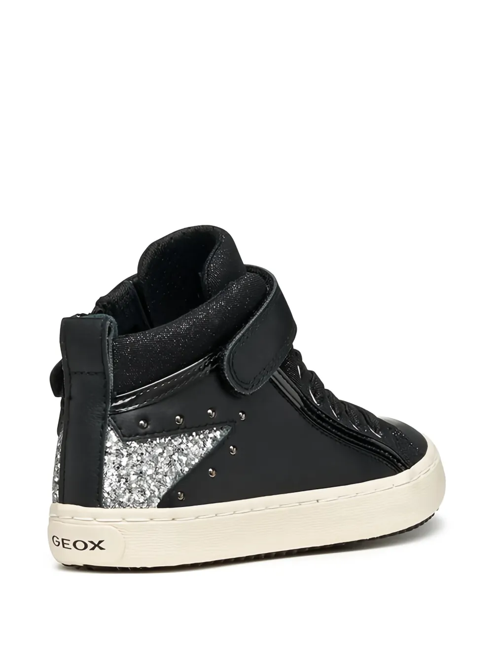 Geox Kids Kalispera high-top sneakers Zwart