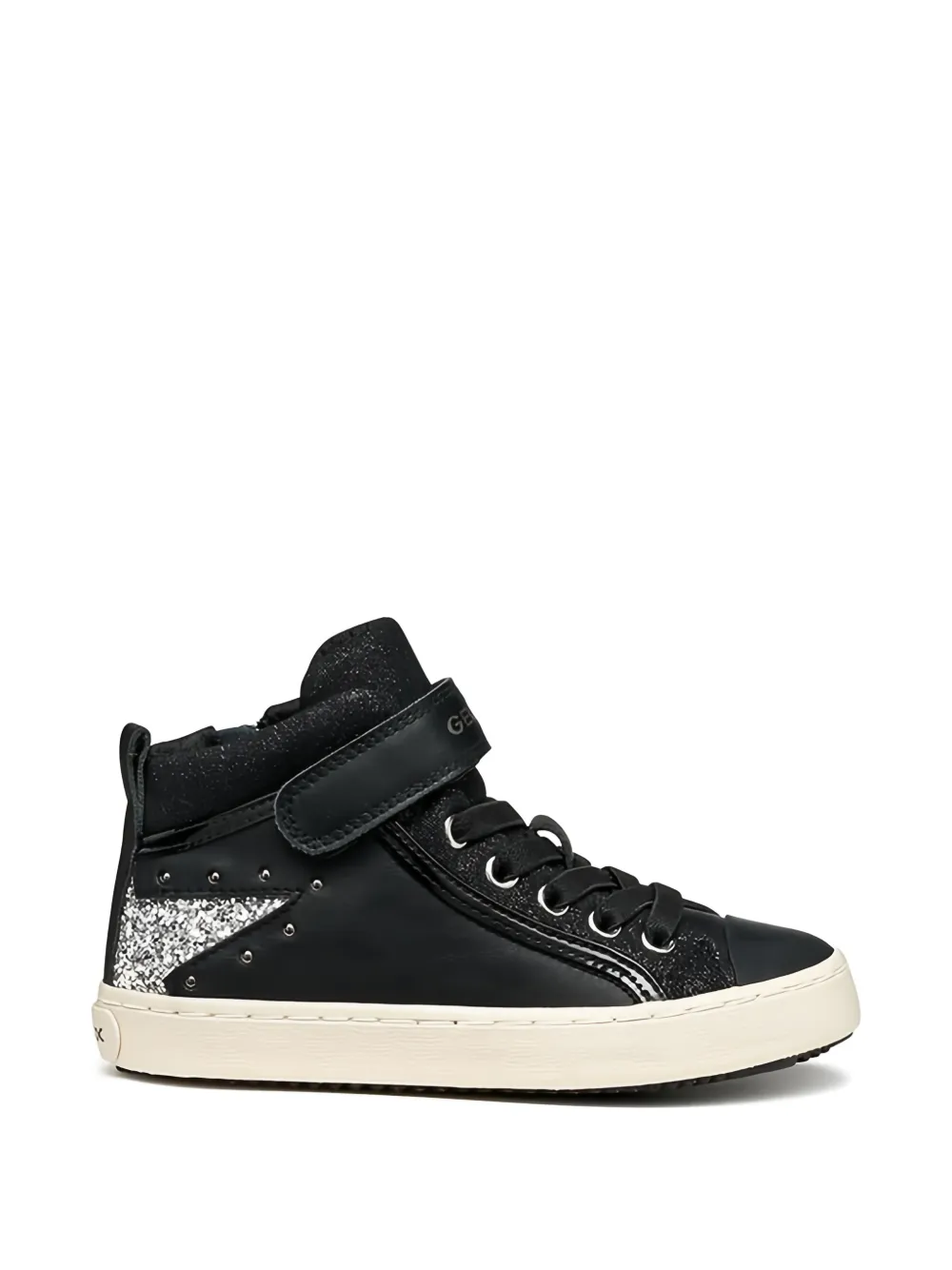 Geox Kids Kalispera high-top sneakers Zwart