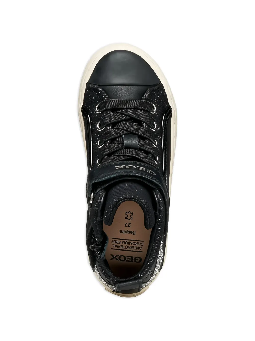 Geox Kids Kalispera high-top sneakers Zwart