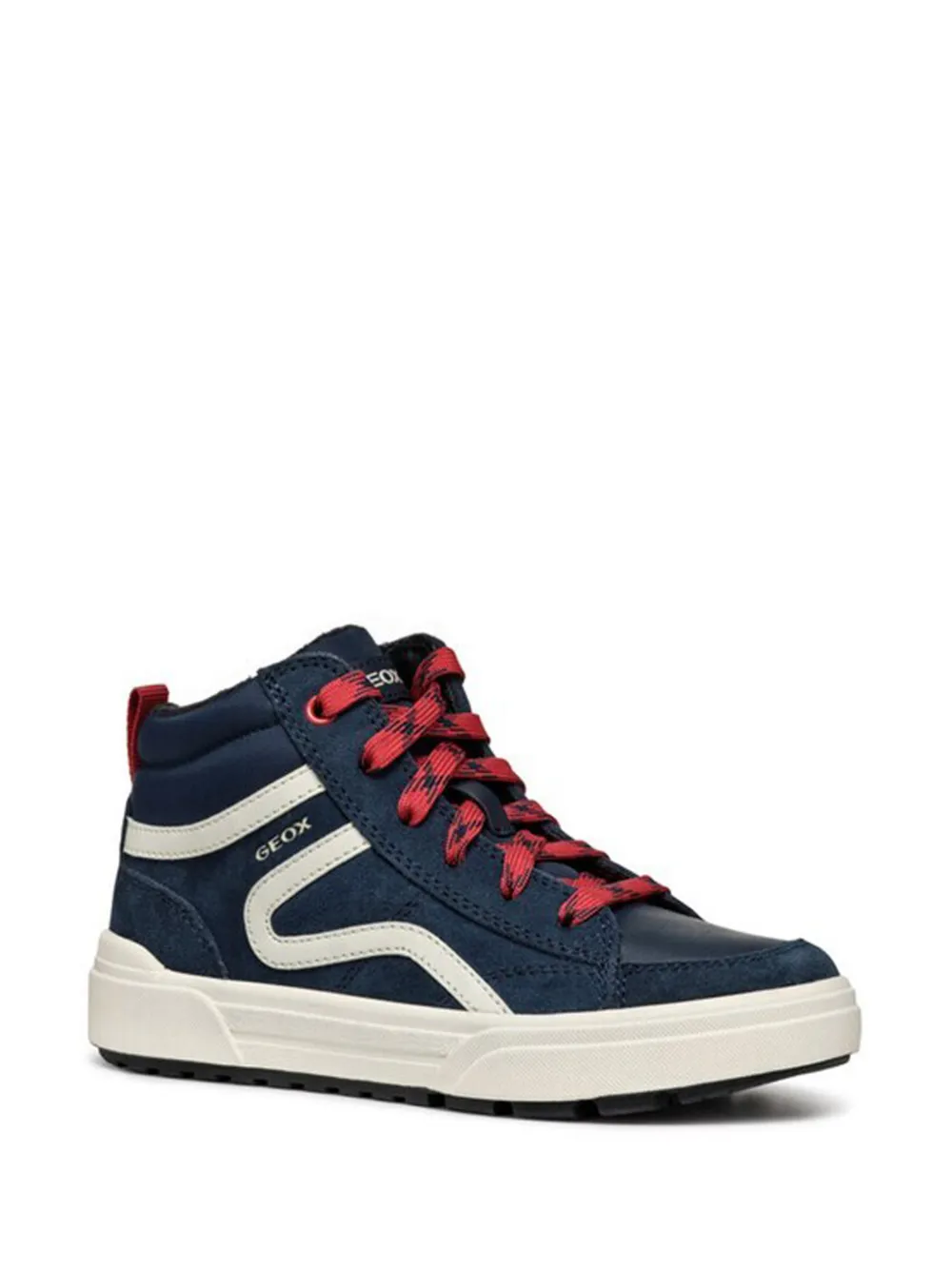 Geox Kids Weemble high-top lace-up sneakers Blauw