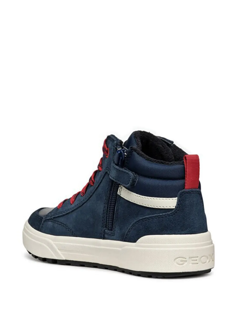 Geox Kids Weemble high-top lace-up sneakers Blauw