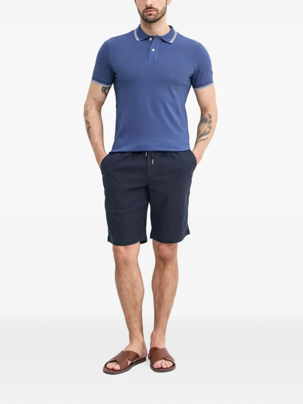 Geox Poloshirt met korte mouwen Blauw