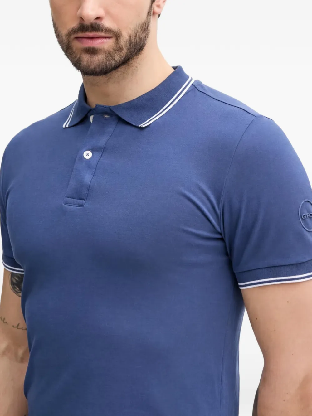 Geox Poloshirt met korte mouwen Blauw