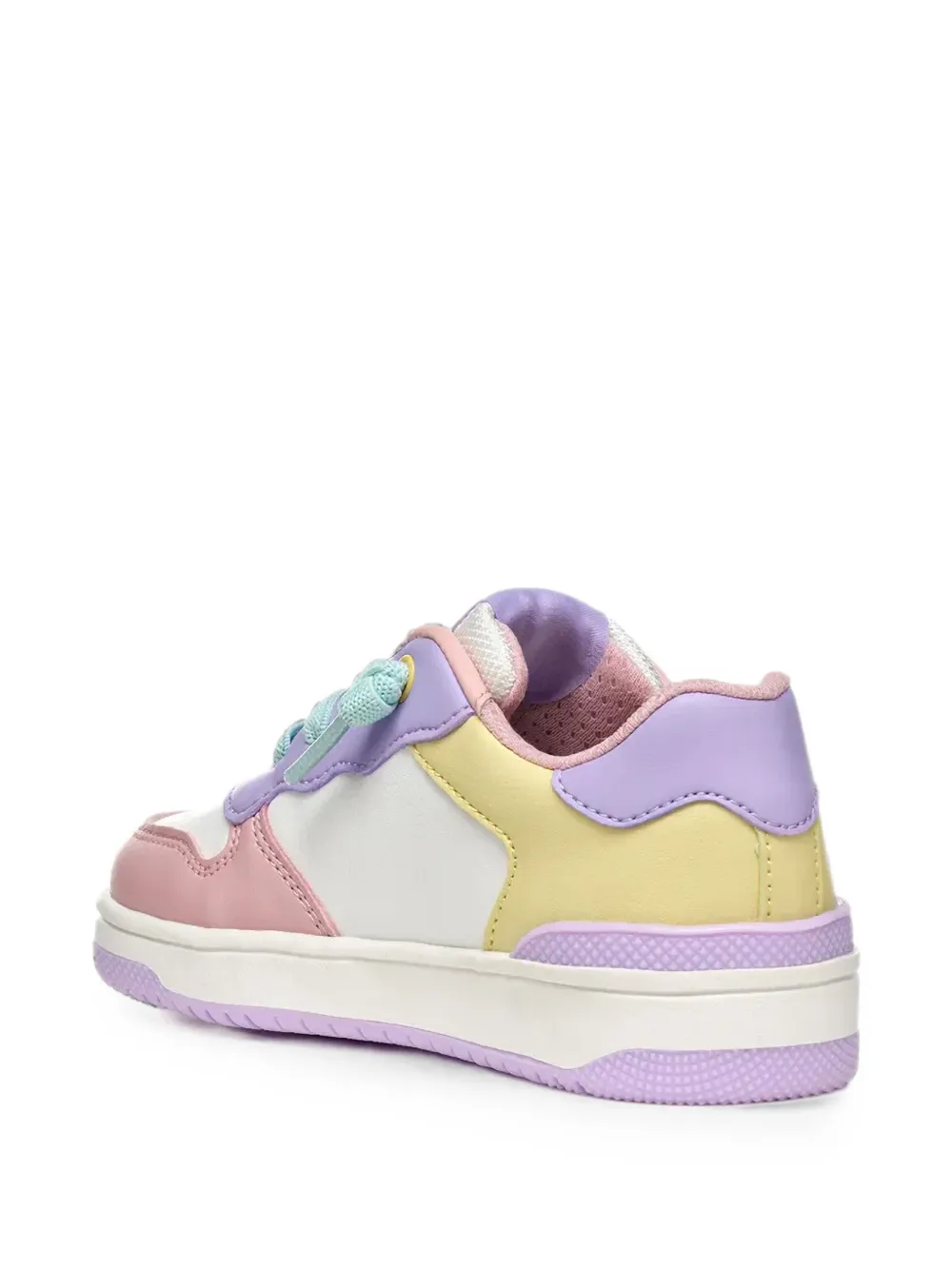 Geox Kids Washiba colour-block sneakers Wit