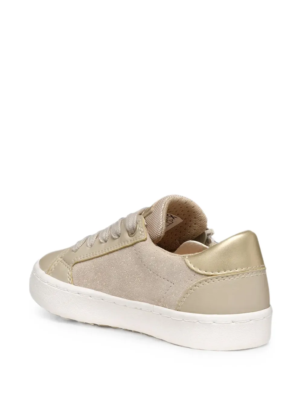 Geox Kids Kilwi side-zip sneakers Beige