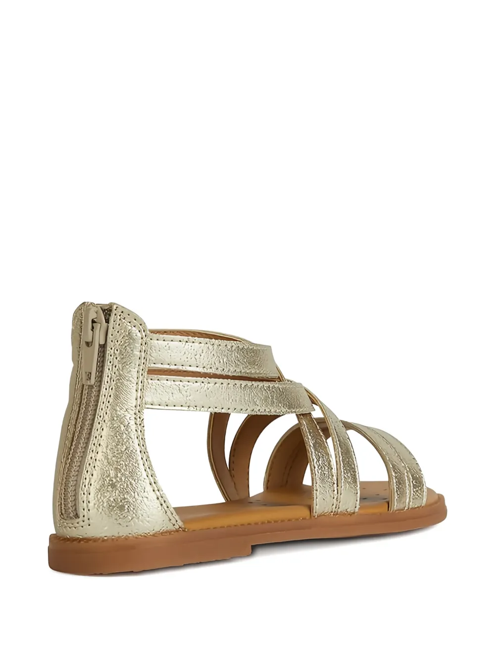 Geox Kids Karly sandalen met bandjes en rits Goud