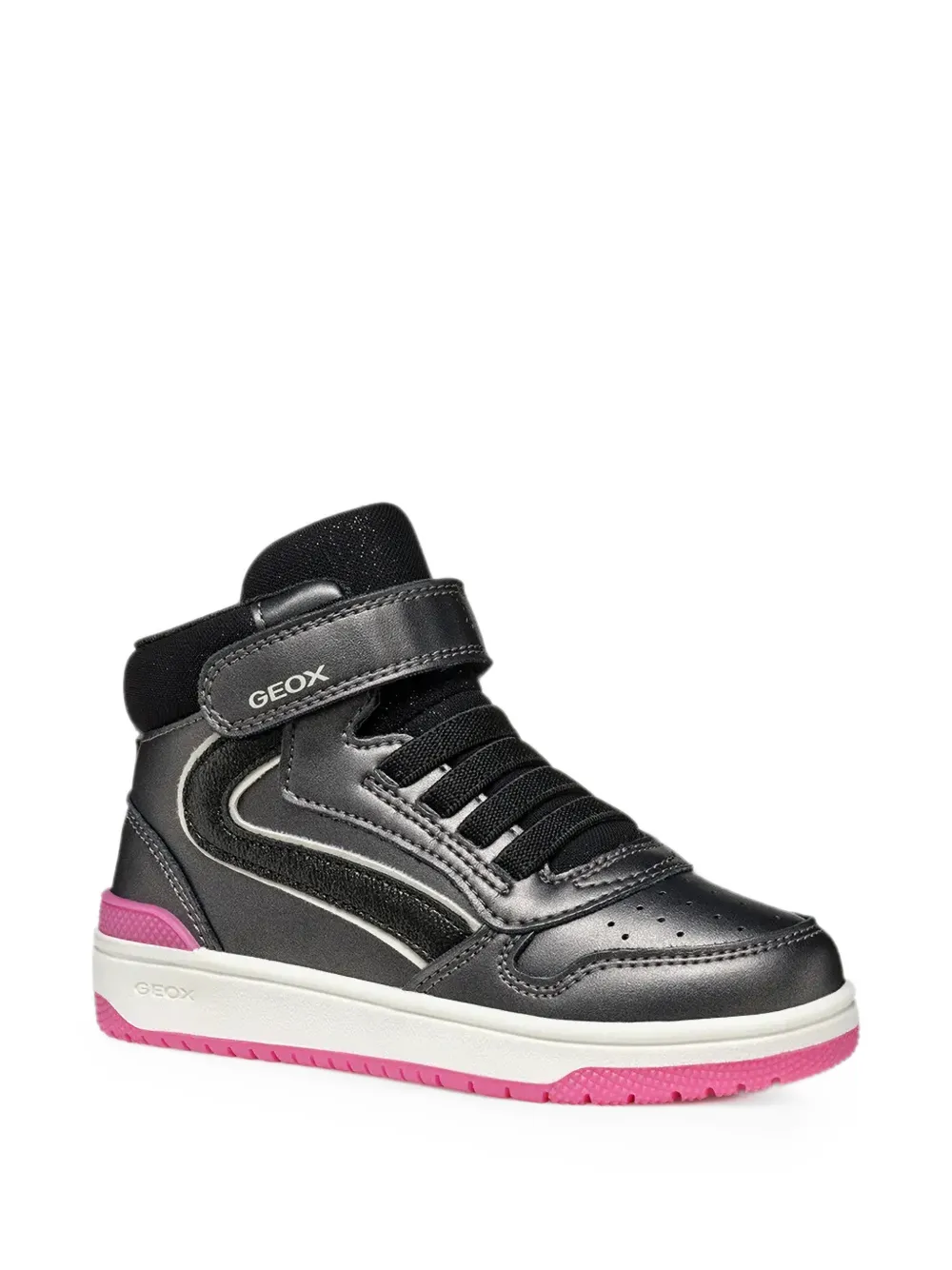 Geox Kids touch-strap sneakers - Grau