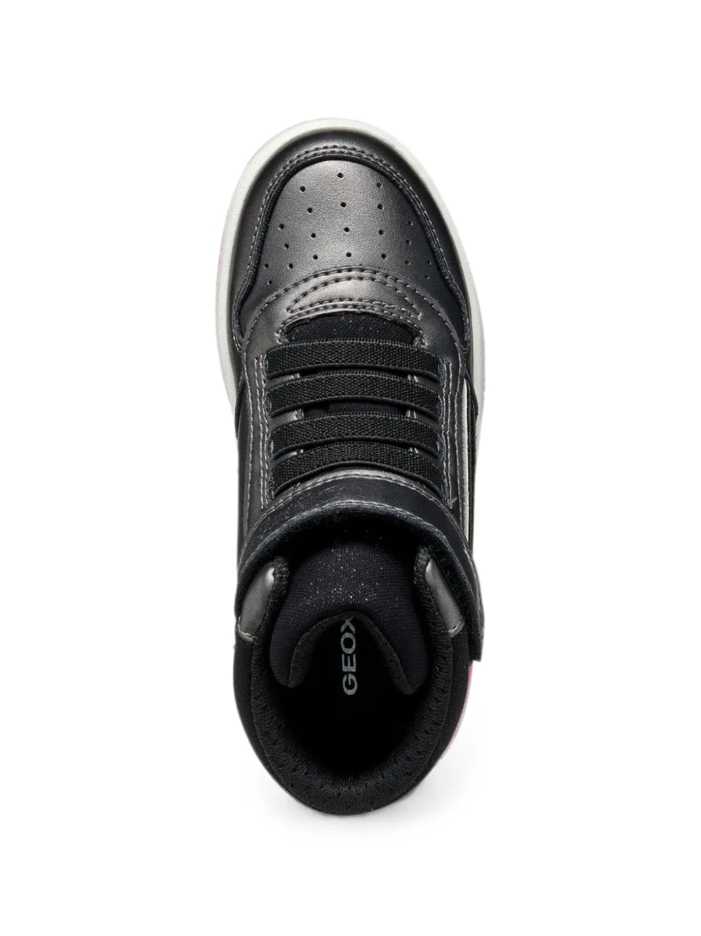 Geox Kids touch-strap sneakers Grijs