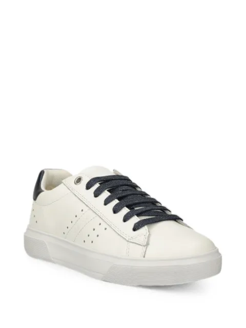 Geox Kids Nettuno perforated side-zip sneakers