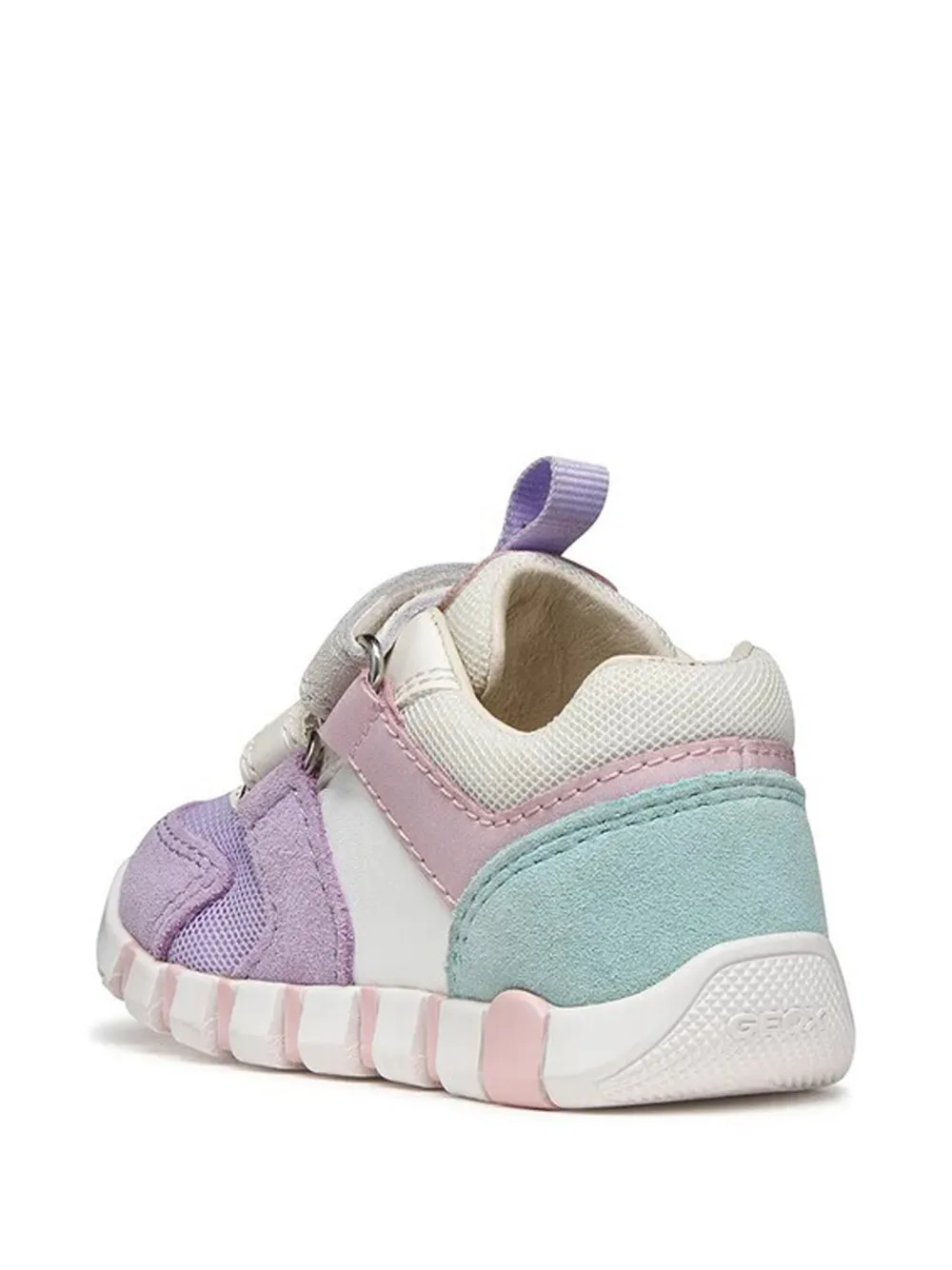 Geox Kids Iupidoo strap detail sneakers Paars
