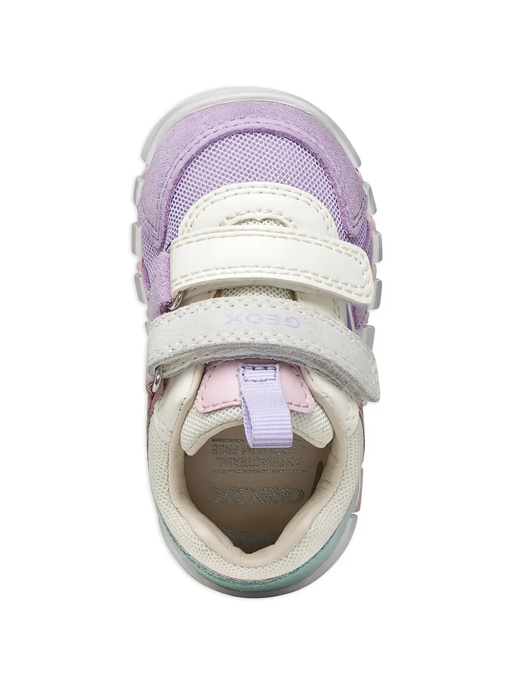 Geox Kids Iupidoo strap detail sneakers Paars