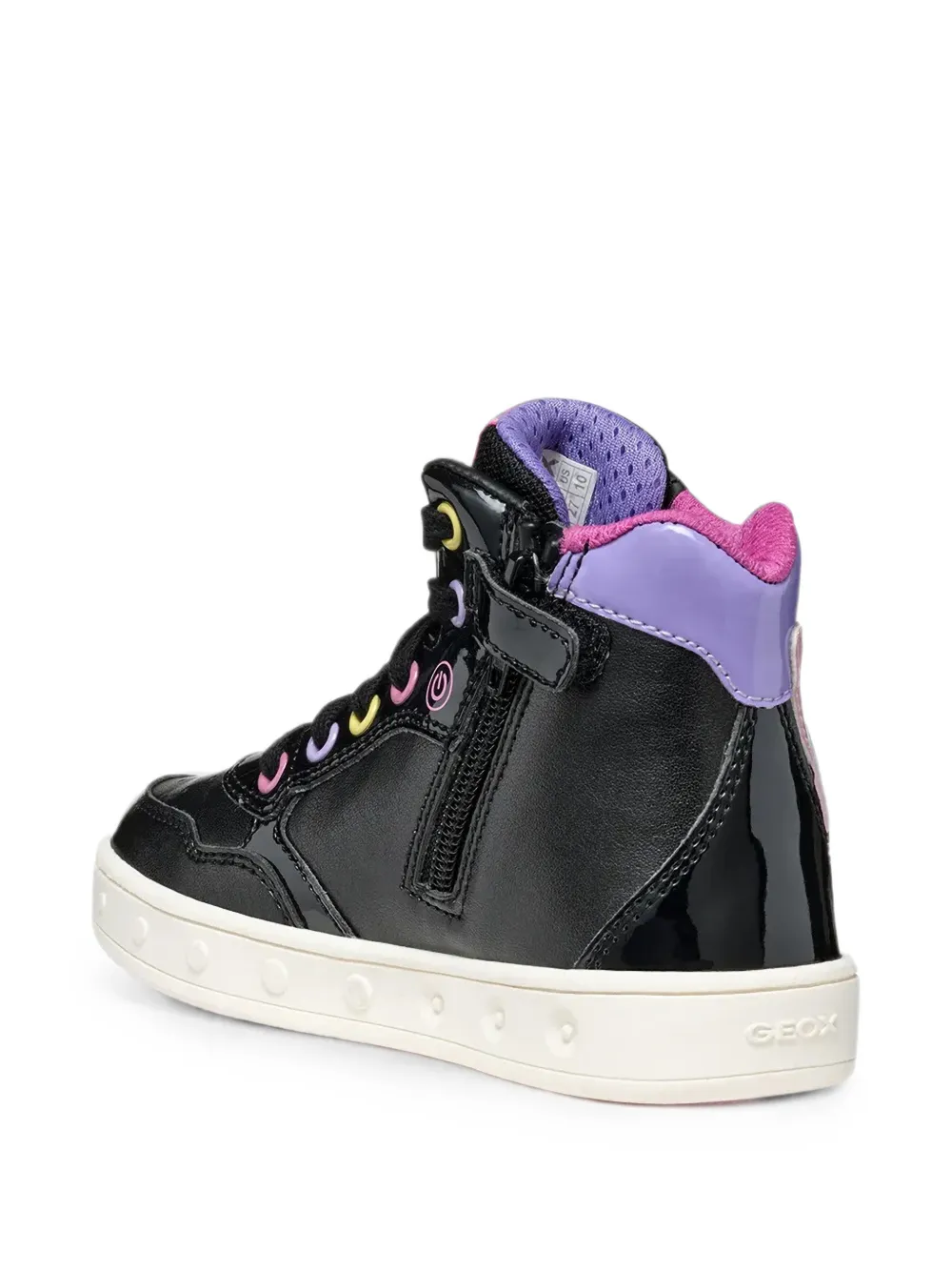 Geox Kids Skylin unicorn-patch sneakers Zwart