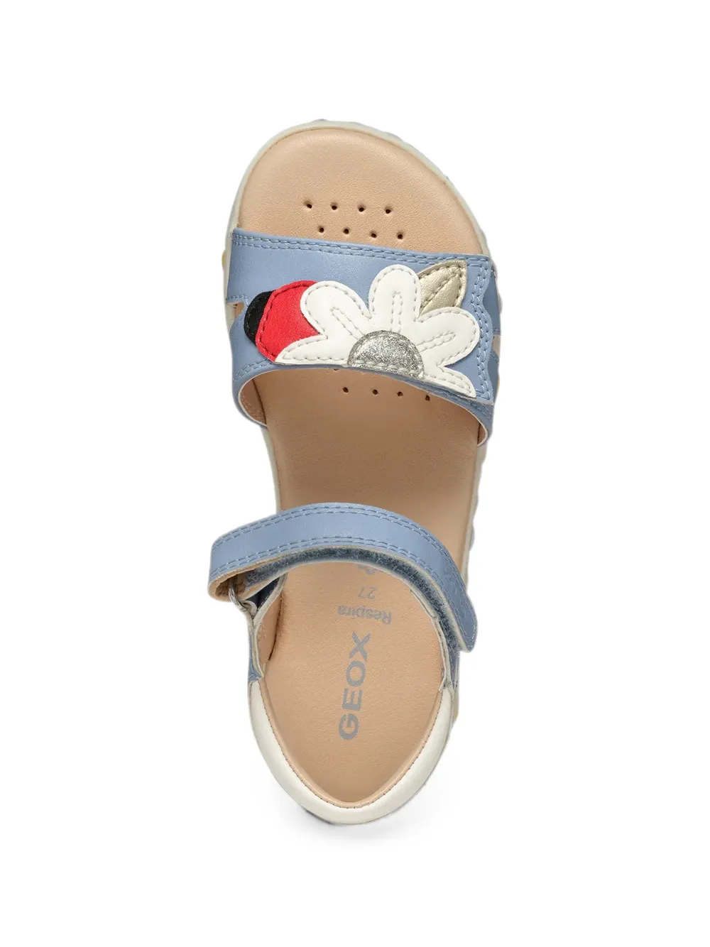 Geox Kids Haiti touch-strap sandals Blauw