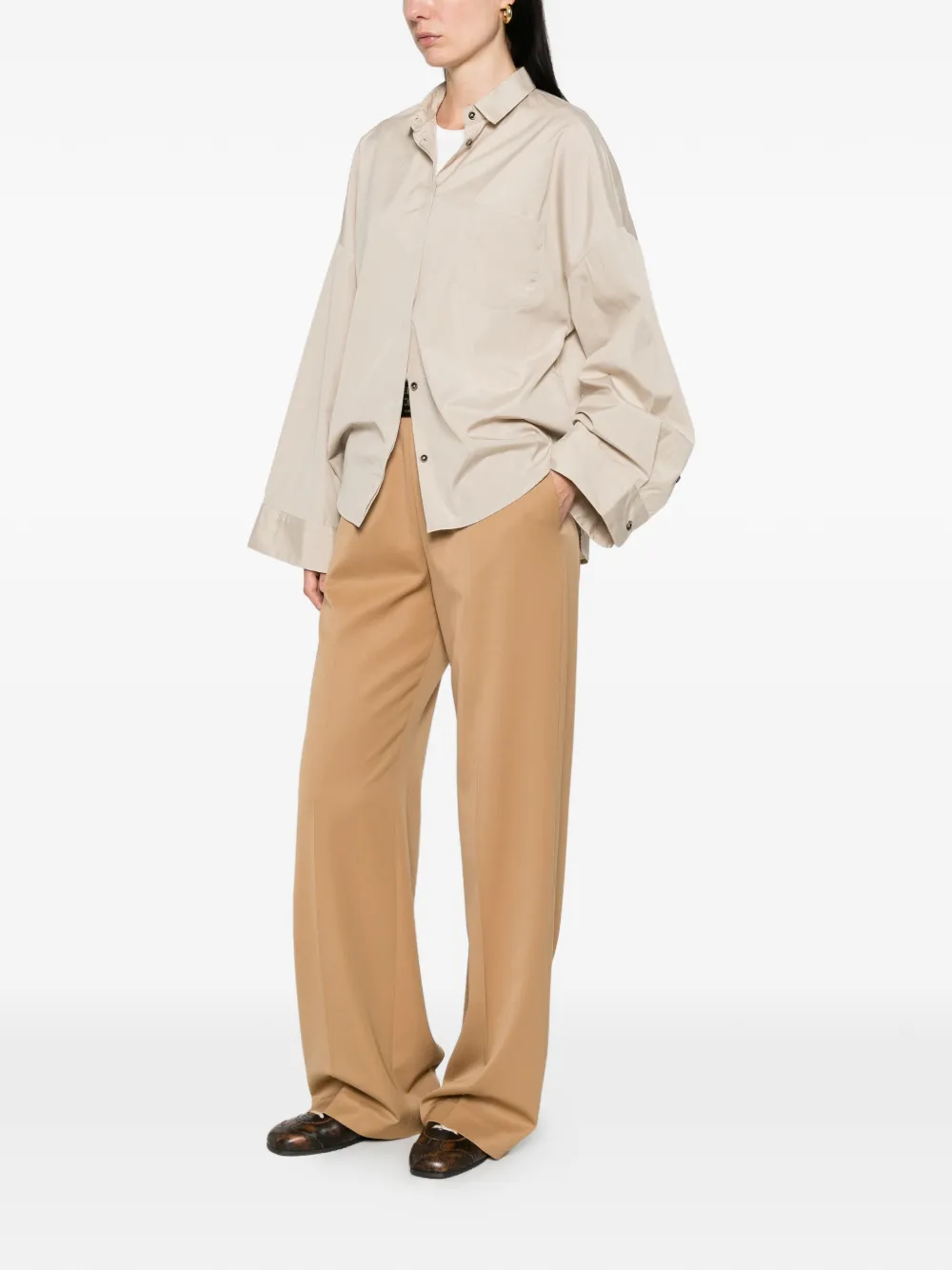 Nine In The Morning Amanda blouse met zak Beige