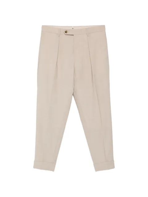 Berwich Chiaia pleated cuffed trousers