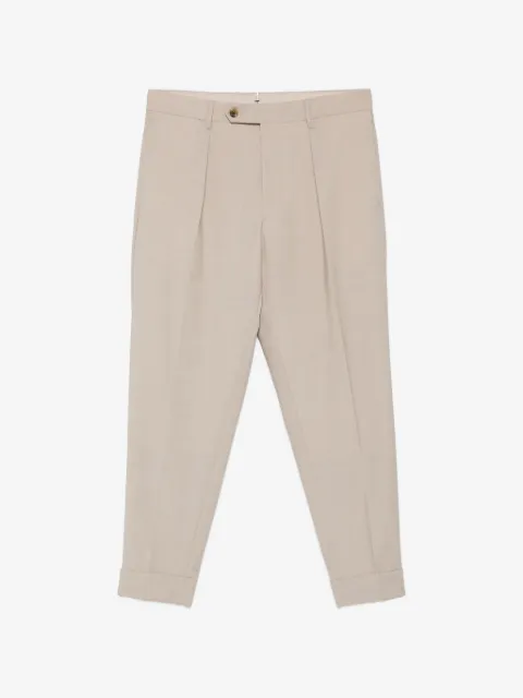 Berwich Chiaia pleated cuffed trousers