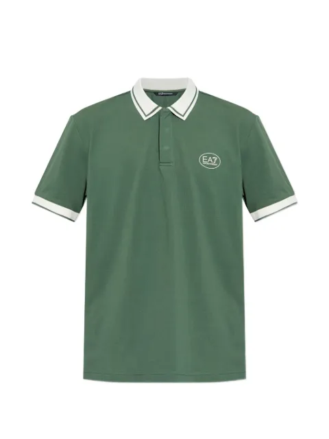 Ea7 Emporio Armani collared short-sleeve T-shirt