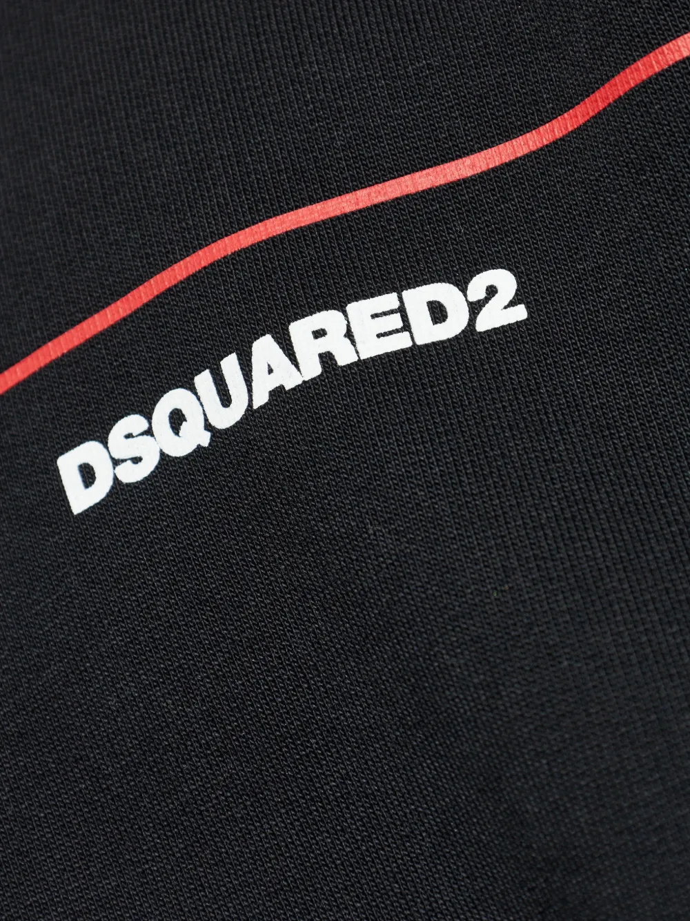 DSQUARED2 Sweater met logo Zwart