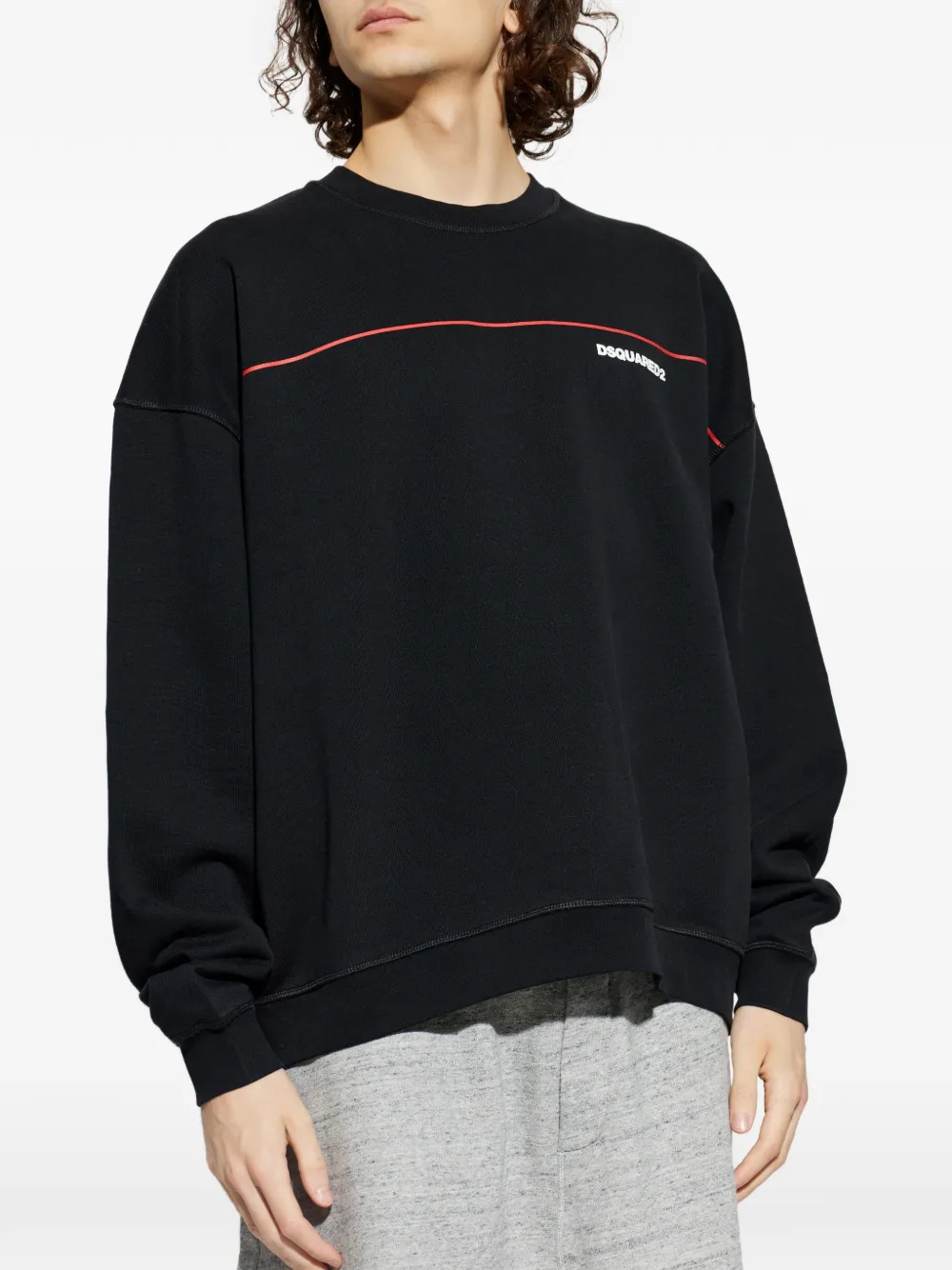  Dsquared2 Logo Sweatshirt - Black 