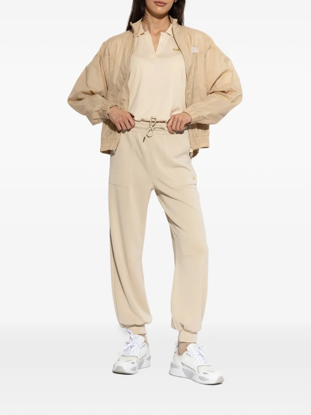 Ea7 Emporio Armani Core Lady trainingsbroek Beige
