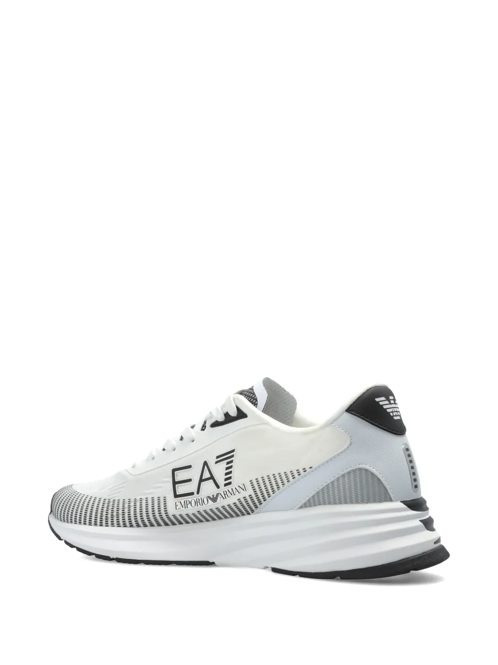 Ea7 Emporio Armani Crusher sneakers met logo Wit