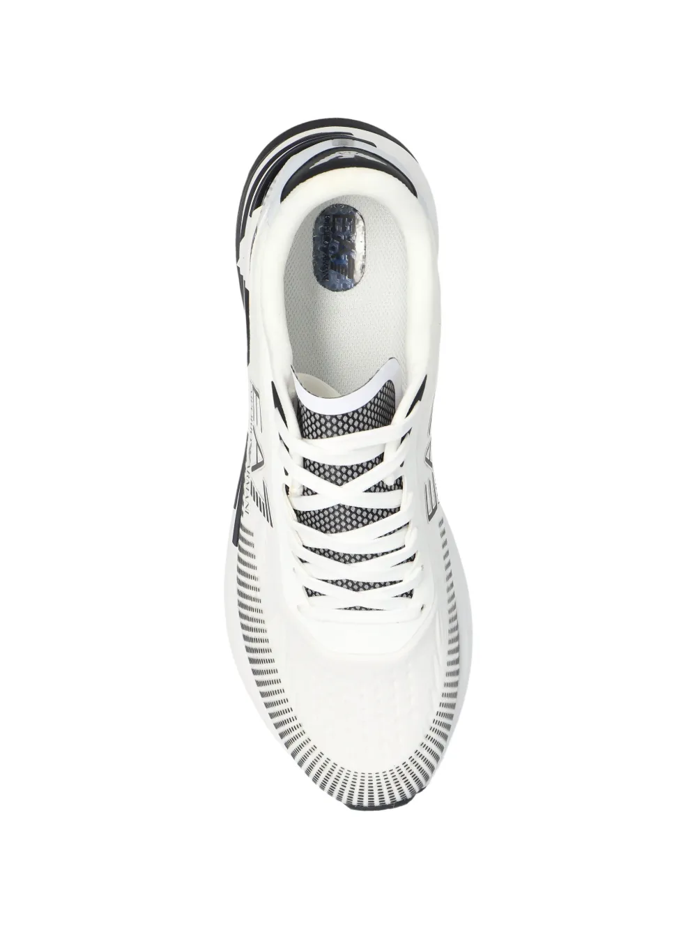 Ea7 Emporio Armani Crusher sneakers met logo Wit