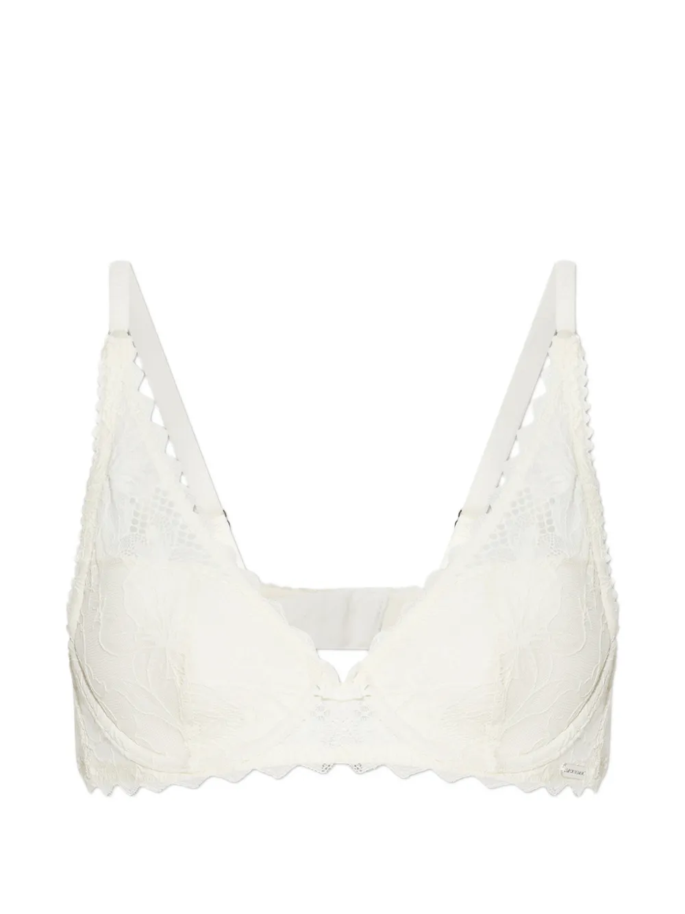 Emporio Armani floral lace bra - Toni neutri